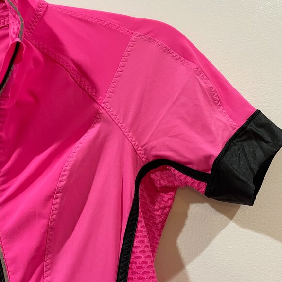 Lululemon Paceline Cycling Jersey Pinkelicious Size 4 Zip Front Jacket Vancouver - Picture 6 of 16